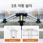 원터치 캠핑텐트 자동 팝업 프론트홀 타프 일체형 방수 그늘막 천막 : 129컴퍼니