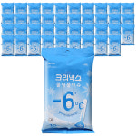 크리넥스 쿨링 물티슈 페퍼민트향 휴대용 리필형 10매 x40개 : 주식회사 올바른 -올핏