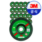 3M 연마석 GREEN CORPS 100mm / 푸른돌 DSA5376 80방, 20개 : 3M-HKMRO