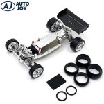 AUTO JOY 알루미늄 스티어링 세트 프론트 허브 너클 암 로시 1/24 마이크로-B & WLtoys 244016 RC 자동차 업그레이드 부품 - 정밀 CNC... 