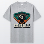 포켓볼 당구 프린팅 티셔츠 (8 Ball 에이트볼 반팔티) : 우란 팩토리