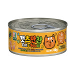 멍냥가득 캣츠만찬 참치닭고기수프 고양이캔 80g, 1개 : 숭구리댕댕