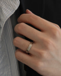 BS 1356(L) 혼배 묵주반지 14K 18K : 블랑수아 주얼리