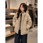 단톤 후드 다운 재킷 A0008 TPR 여성 오버핏 패딩 점퍼 : 재팬스퀘어