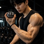플래시 자이로볼 LED 손목강화 전완근운동 오토스타트 레드 : 올세일즈.All-sells