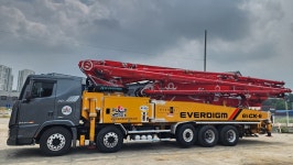 JP-322 / 콘크리트 펌프트럭 Everdigm65M 2017년 6BOOM, 현대트럭 ECP65CX-6 : 주식회사 제이피무역