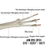 운모 고온 케이블 저항성 500 ℃ 20/18/17/15/13/11/9AWG 1/2/3/4코어 난연성 전자기 가열 : 반월홀딩스5