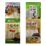 우정본가 칼국수 수제비 메밀국수 짜장 우동 생면 1kg 6인분 : 살림이체질