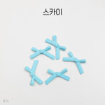 [A0182] 미니 작은 심플 리본 비즈 키링 스트랩 만들기 재료 : 루아앤로니