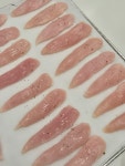 콩셰프 강아지간식 닭 안심 져키 55g 밥꾸 사료 토핑 애견 수제 간식 : 콩셰프