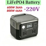 600W/800W 휴대용 LiFePO4 태양광 발전소 36Ah/46Ah 야외용 파워스테이션 220V AC 출력 캠핑 RV 비상 가정용 백업 : 프린스타50