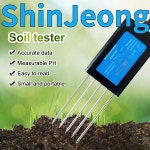 토양 테스터 PH EC 측정기 8-in-1 (5핀) 온도, 수분, NPK 비옥도 센서 감지기 (농장용) : 신정종합상사S14