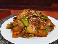 [당일조리] 묵은지 삼겹두부김치 묵은지300g 삼겹300g 수제반찬 수제안주 : 전 부치는 언니