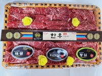 [남도드림] 천관한우 선물세트 2호 1.2kg(꽃등심400+채끝400+치마살400) : 장흥몰