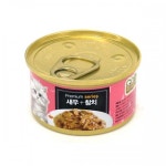 드림펫 프리미엄 골드 런치캔 새우 참치 