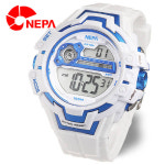 네파 네파 NEPA 전자 방수 학생 군인시계 러닝 스포츠시계 N239-WHITE