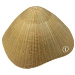 대나무 물결모양 방갓 삿갓 등갓 연극 소품 장식 인테리어 전등갓 갓등