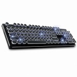 앱코 앱코 K850 알루미늄 레트로 써클 키캡 LED 기계식
