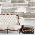 올리브벽지 포인트 뮤럴벽지 자국 빈티지 아트 CW1510