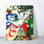 인테리어 액자 명화 샤갈 나와마을 D 17