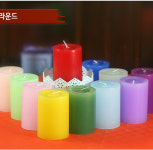 하이아트 14색원기둥양초 켈리캔들 예식초 무향초 6x9