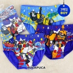 오키즈 또봇 팬티세트 3매입 파워라인 J0099