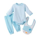 메이커키즈 Lamb Baby 롬퍼 3 Set 830002