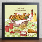 iw215-푸드일러스트패스트푸드분식