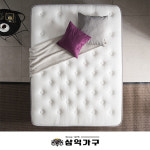 삼익가구 텐셀 양모 케미컬폼 60T 필로우탑 7존 독립스프링 매트리스 31cm
