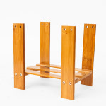 대나무 사각 보조의자 간이 미니스툴