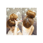 똥머리 당고 올림 머리 오당고 핀 끈 스펀지 헤어