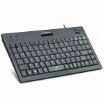 플레오맥스 플레오맥스 트랙볼 유선키보드 PTK-150 미니 블랙
