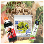 미즈칸 청정원 면사랑 메밀소바세트 쯔유500ml 냉동메밀250 5 와사비35g 세트 2kg 1세트