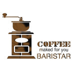 스텐실 도안 바리스타 ST-2021