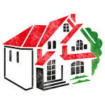 대문닷컴 스텐실 도안 이층집 ST-2108