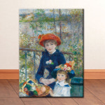 명화 오귀루트 르누아르의 두 자매 캔버스액자 PA003