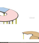 학원 학교 조합식 열린교실테이블 - 테이블