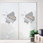 꾸밈 ig268-클래식피아노 유리문시트지