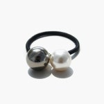 제이로렌 투톤 더블 진주 헤어끈 H0151 21