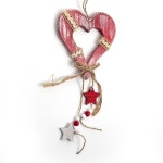 내츄럴 하트 나무 장식