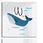 꾸밈 im659-아크릴액자 고래한마리