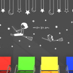 꾸밈 ik395-별나라달나라여행 그래픽스티커