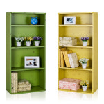 하우디가구 한아름 4단라운드 책장 책꽂이