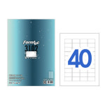 한국폼텍 방수라벨  PP-3102 40칸 10매