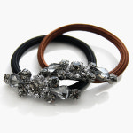 제이로렌 투톤 크리스탈 고급헤어끈 11H0206