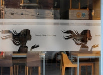 미용실시트지 미용실유리시트지 미용실유리창시트지 미용실썬팅지 고급컷팅안개시트 뷰티 디자인 01