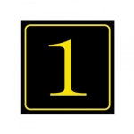 6001 아크릴번호판흑색