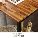 장인가구 장인가구 아이브 클로이 원목 2000 와이드 책상(2인가능)