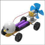 레이싱 윈드 파워 카 풍력 자동차 만들기