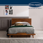 잉글랜더 바우 멀바우 평상형 침대 프레임 SS(슈퍼싱글)